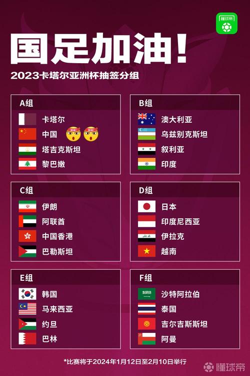 亚洲杯赛程2021赛程表